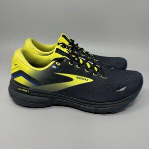 Brooks Ghost 15 Men's Size 10 D (Medium) Running Shoes Black Yellow